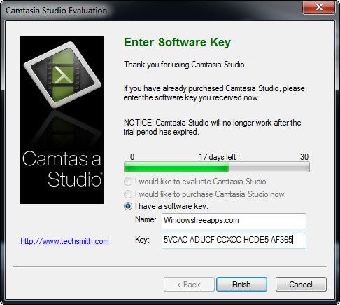 camtasia studio 9 license keys